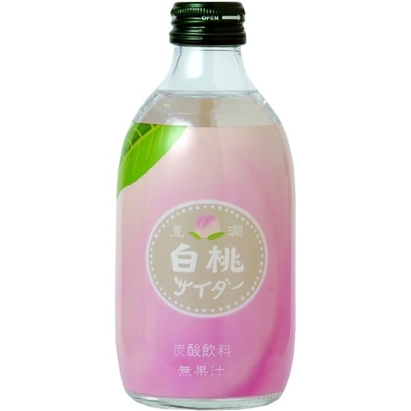 画像1: 白桃サイダー　300ml (1)