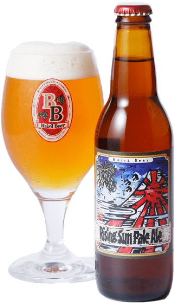 画像1: 【クラフトビール】 ベアードブルーイング ライジングサン ペールエール 330ml （冷蔵） (1)